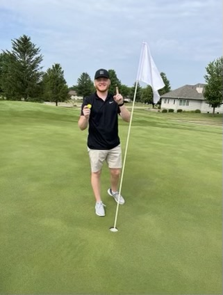 Jordan Bass Hole-In-One Golfing