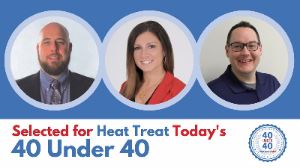 Three AHT Employees Named to Heat Treat Today's 40 under 40 List