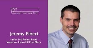 Meet Jeremy Elbert AHT Senior Lab Project Lead