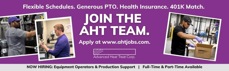 Join the AHT team.