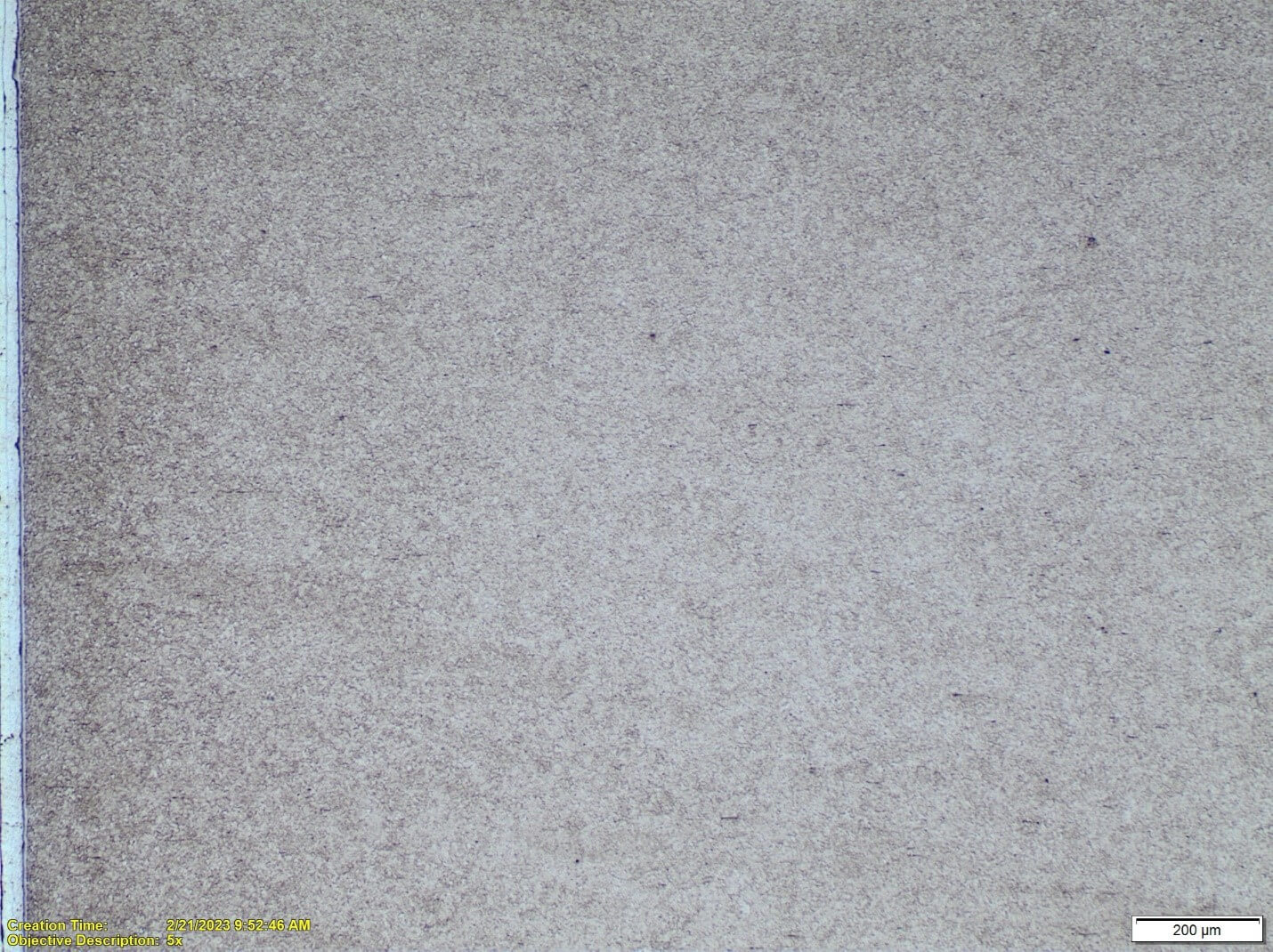 Nitrided layer produced in 4340 steel after the ion/plasma nitriding process at two different magnif