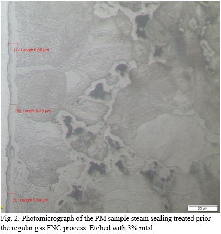 Powder Metal Nitrided in Gas Ferritic Nitrocarburizing Process