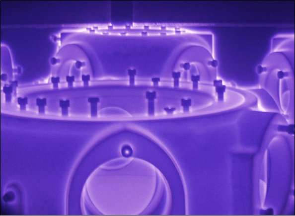 Fig. 4. Mechanical masking of threaded holes in gas compressor cylinders