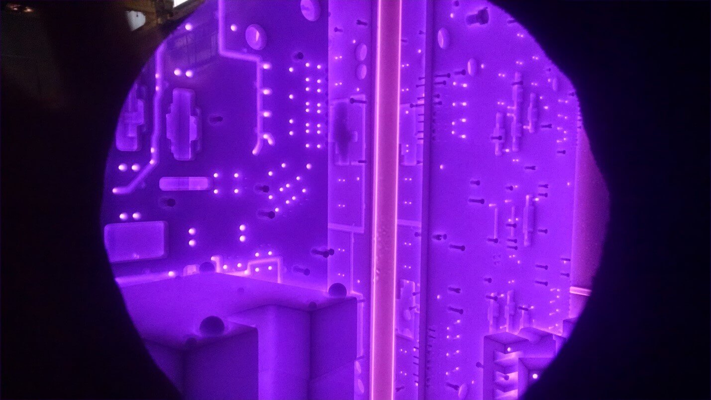 Fig. 1. UltraGlow ion nitriding of large steel molds.