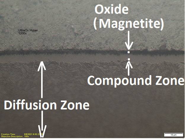 Figure 5 Photomicrograph of 8620 sample - UltraOx Hyper treatment
