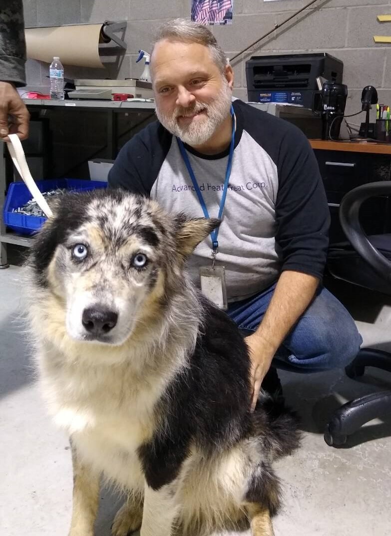 Randy with Dog